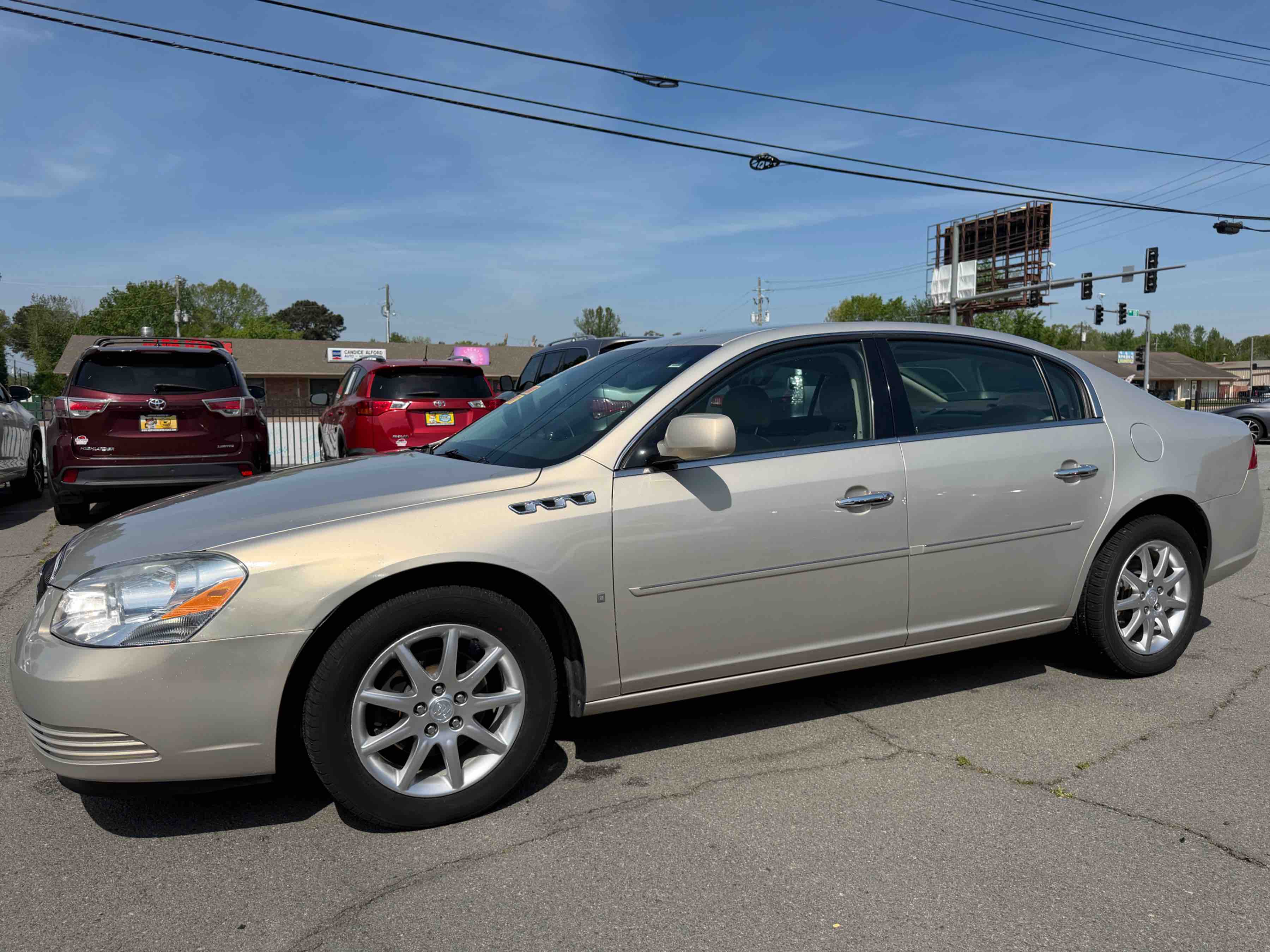 Silver (Platinum Metallic) 2008 Buick Lucerne CXL FWD Sedan Front-Wheel Drive 4-Speed Automatic
